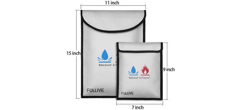 Fullive Fireproof Document Bag