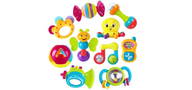 iPlay iLearn 10 pieces Rattle