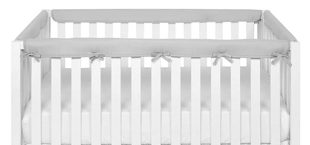 TILLYOU 4 Piece Crib Rail Cover