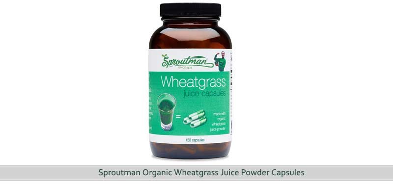 Sproutman Organic Wheatgrass Juice Capsule