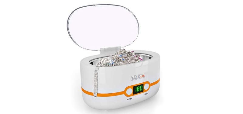 Compact Ultrasonic Jewelry Cleaner