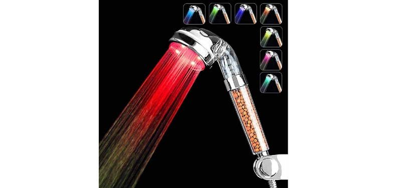 APzek Filter LED Showerhead