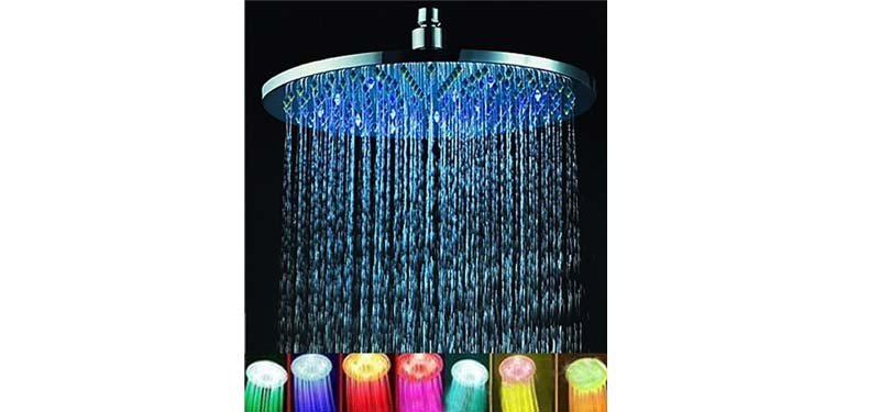 Elenker Round Bathroom LED Showerhead