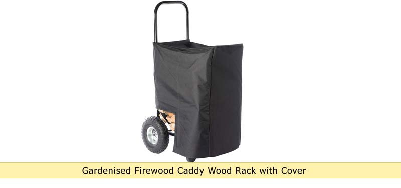 Gardenised Firewood Caddy Wood Rack