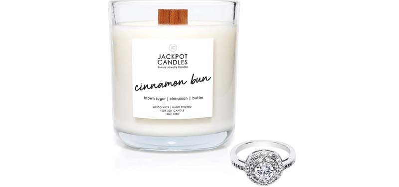 Jackpot Candles Cinnamon Bun Ring Candles