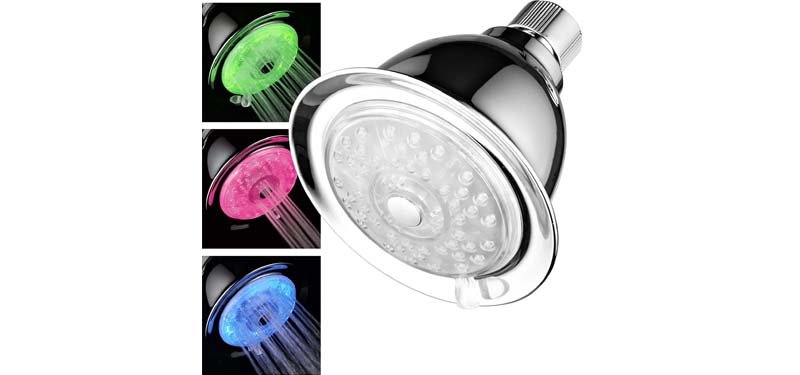 Power 6Spa Luminex LED Showerhead