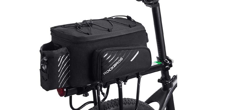 RockBros Bicycle trunk Luggage Bag with Rain Cover