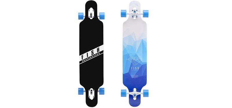 Fish Skateboards 41 Inch Downhill Skateboard