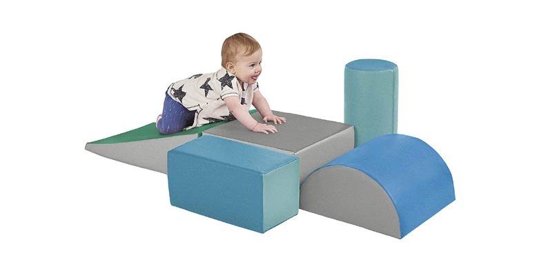 Lightweight Foam Shapes for Climbing Crawling Sliding