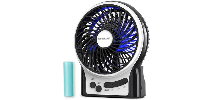 Opolar Mini Portable Battery Operated Fan
