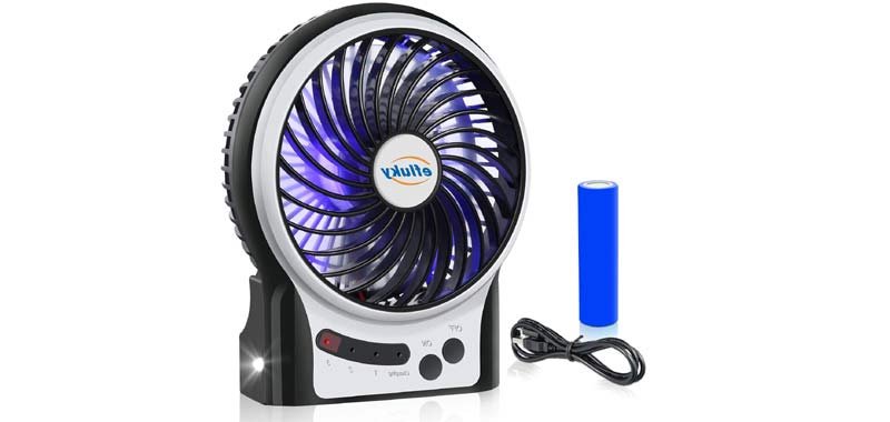 eFulky 3-Speeds Mini Disk Fan