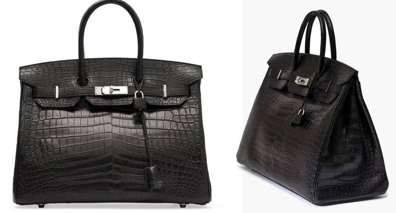 Hermes Matte Crocodile Birkin Bag