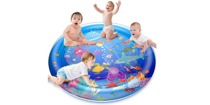 Faburo Tummy Time Baby Water Mat